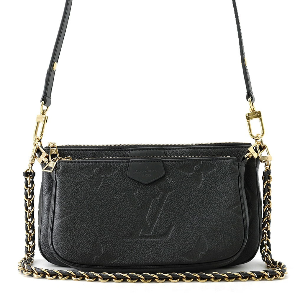Louis Vuitton Shoulder Bag Monogram Empreinte Multi Pochette Accessoires Black